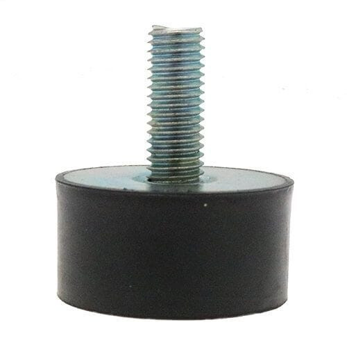 M12 x 37mm Anti-Vibration Mount - Male Flat Buffers (Weight Rating 873.5 kg) | Vital Parts